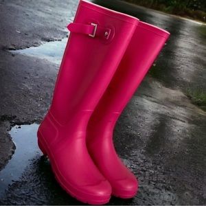 Pink Ladies Rain Boots